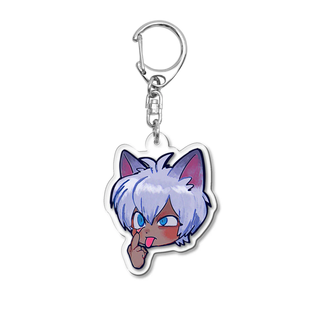 Yu.の猫耳少女 Acrylic Key Chain