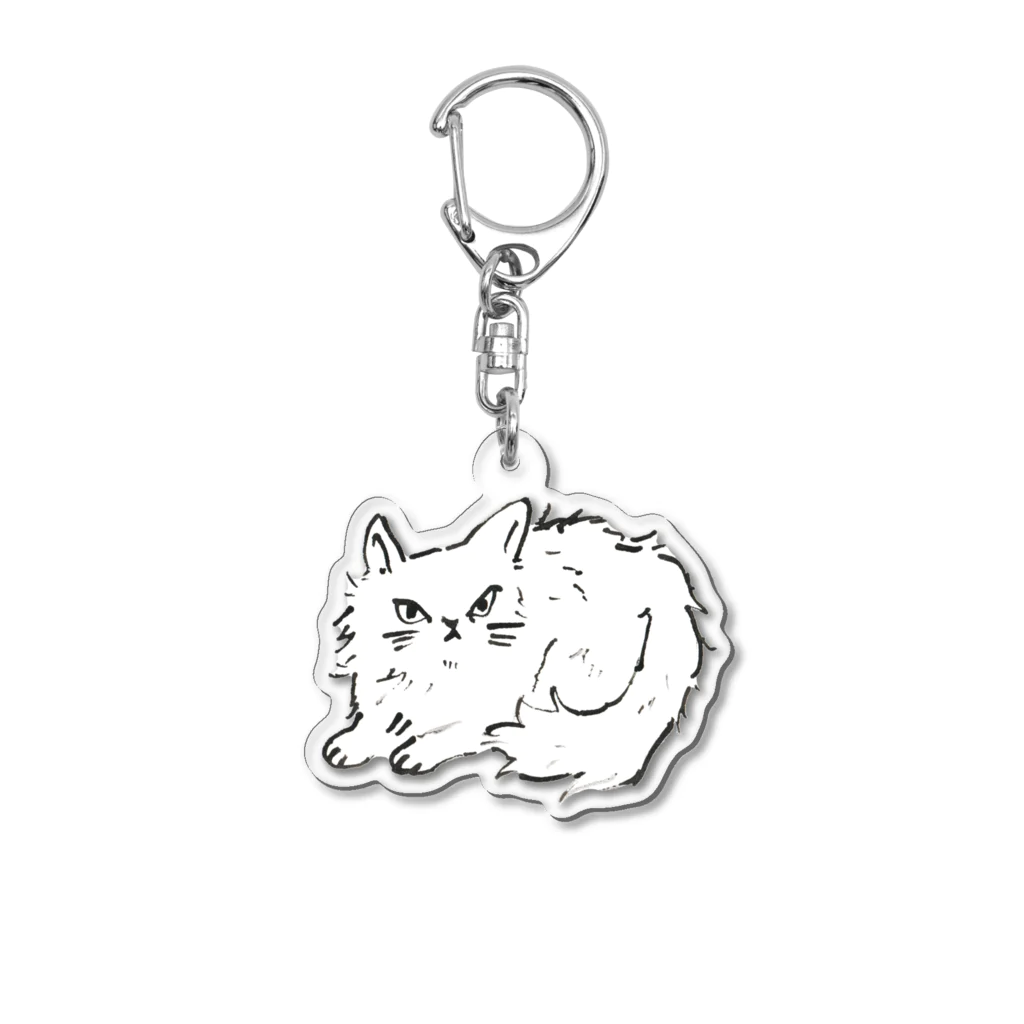 monoのペルシャ猫 Acrylic Key Chain