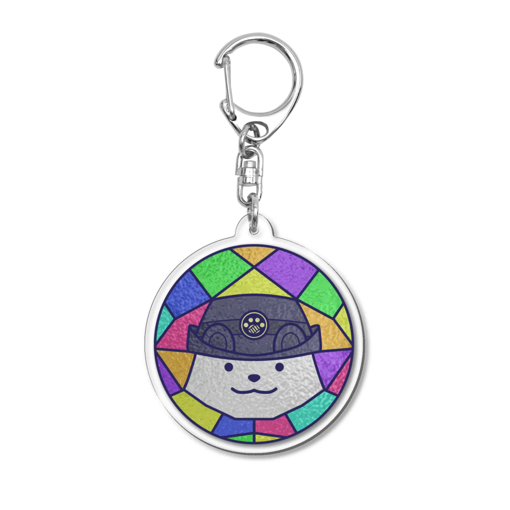 Le jardin secretのBell(ステンドグラス) Acrylic Key Chain