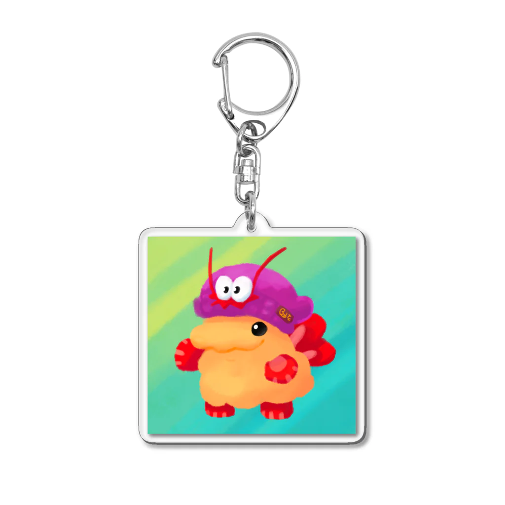 Bob's art goods shopのえび天ちゃん Acrylic Key Chain