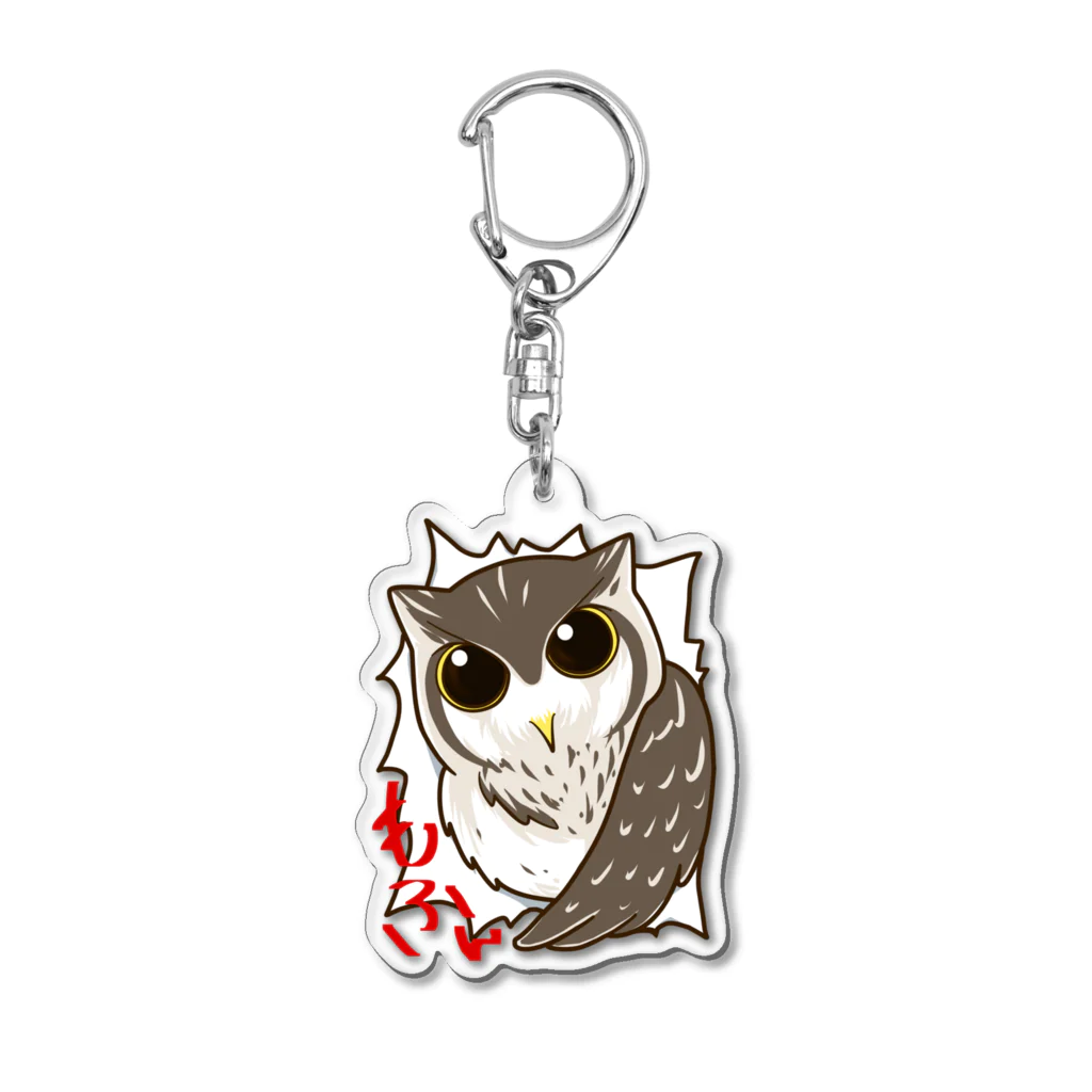 DSM/冴木みやこのハマり動物ふくろう Acrylic Key Chain