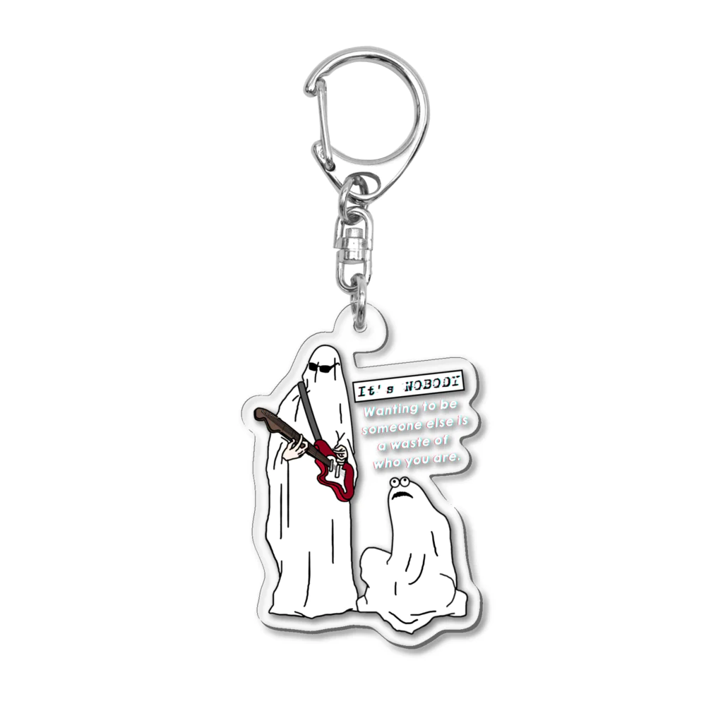 シロクマ商店のNOBODY-おんがく Acrylic Key Chain