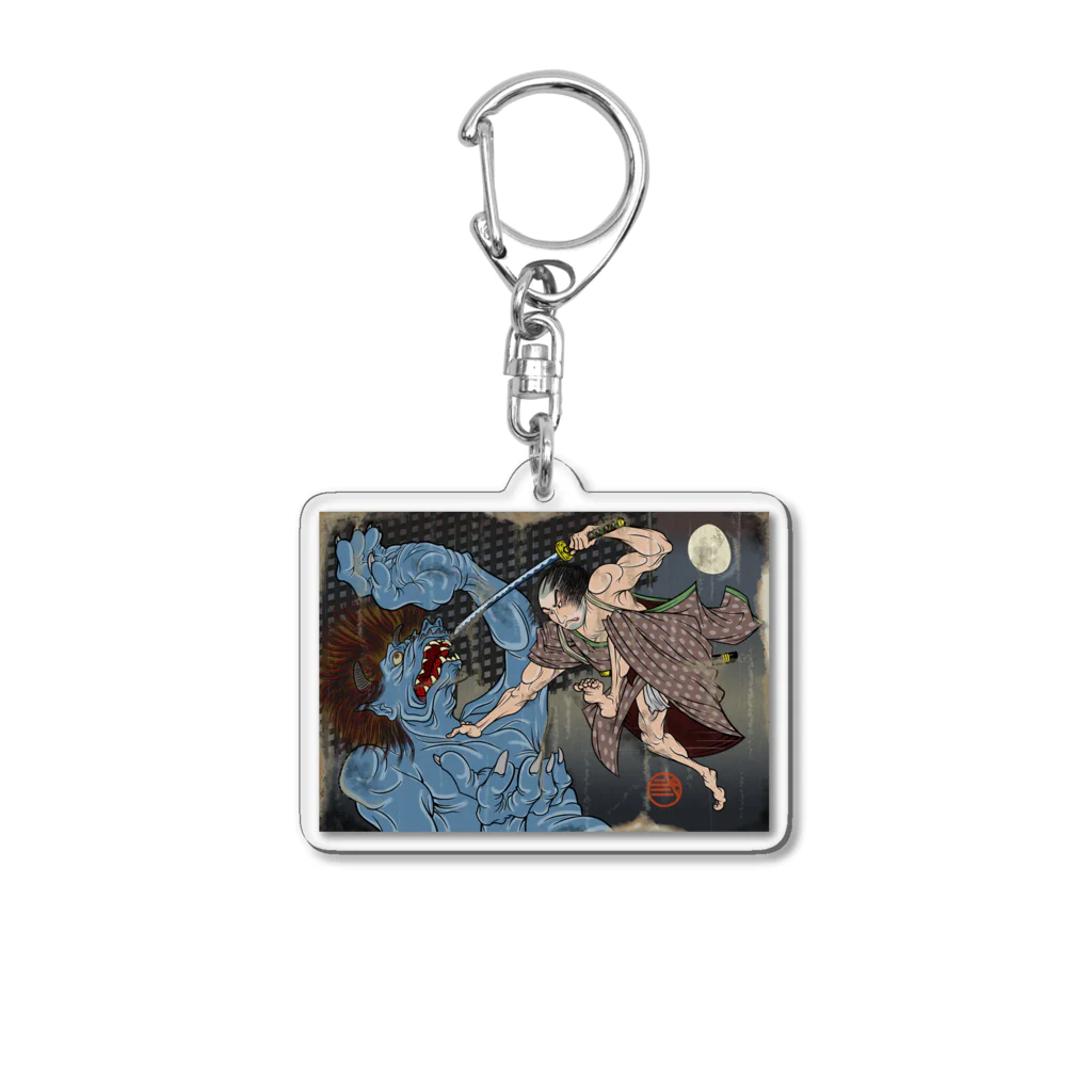 nidan-illustrationの"武者絵" 1-#1 Acrylic Key Chain