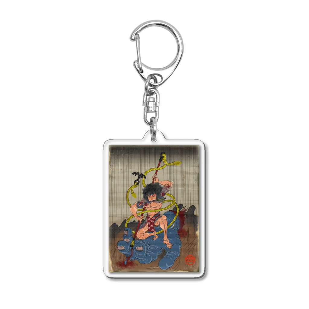 nidan-illustrationの"武者絵" 3-#1 Acrylic Key Chain