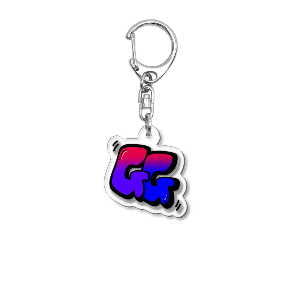 なんとかなる屋さんのGG(Good Game) Acrylic Key Chain