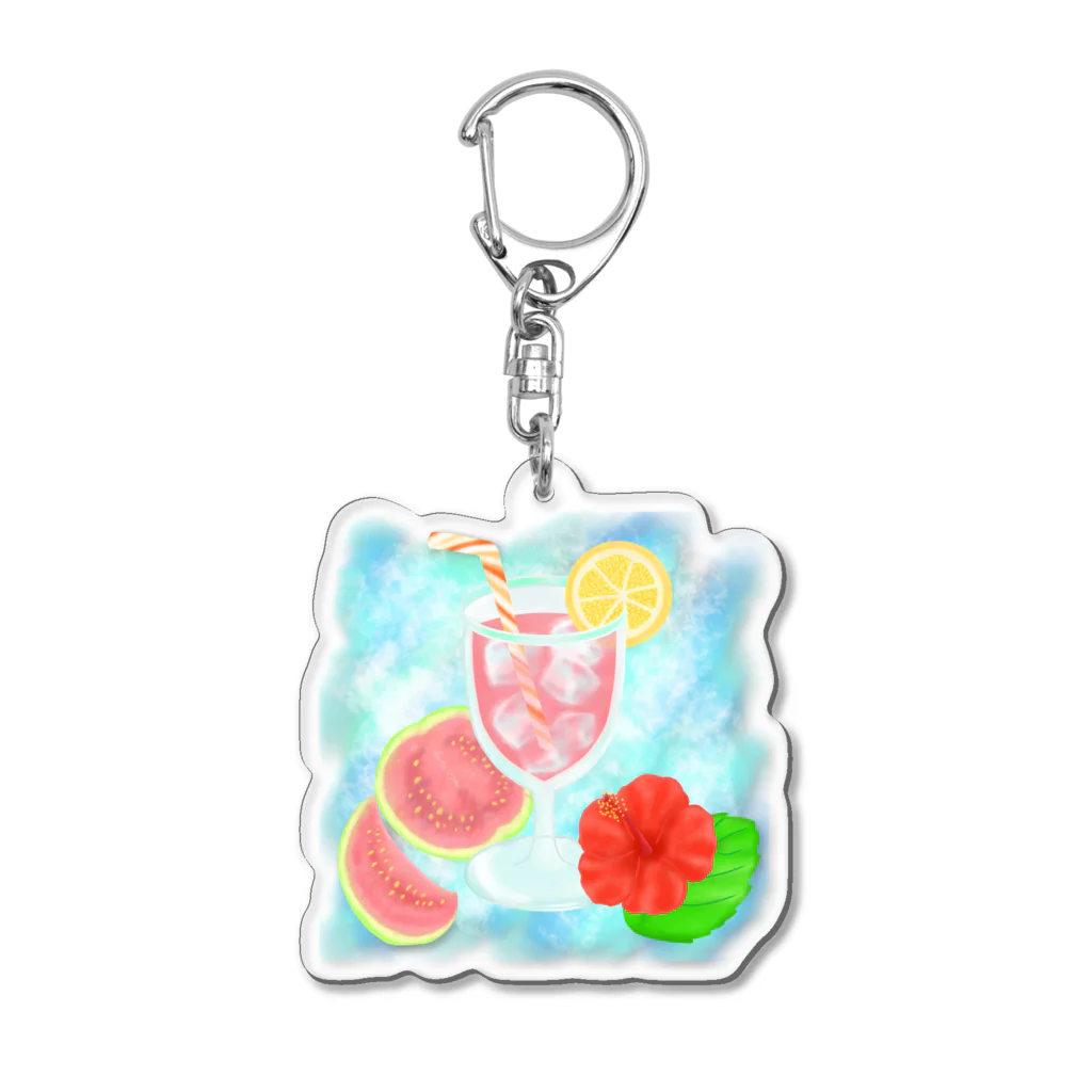 Lily bird（リリーバード）の南国パラダイス♪グァバジュース！2 Acrylic Key Chain