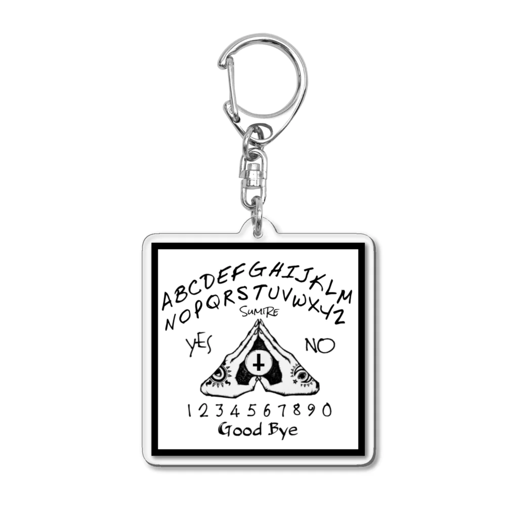 SumiReのウィジャボード　Ouija　白 Acrylic Key Chain