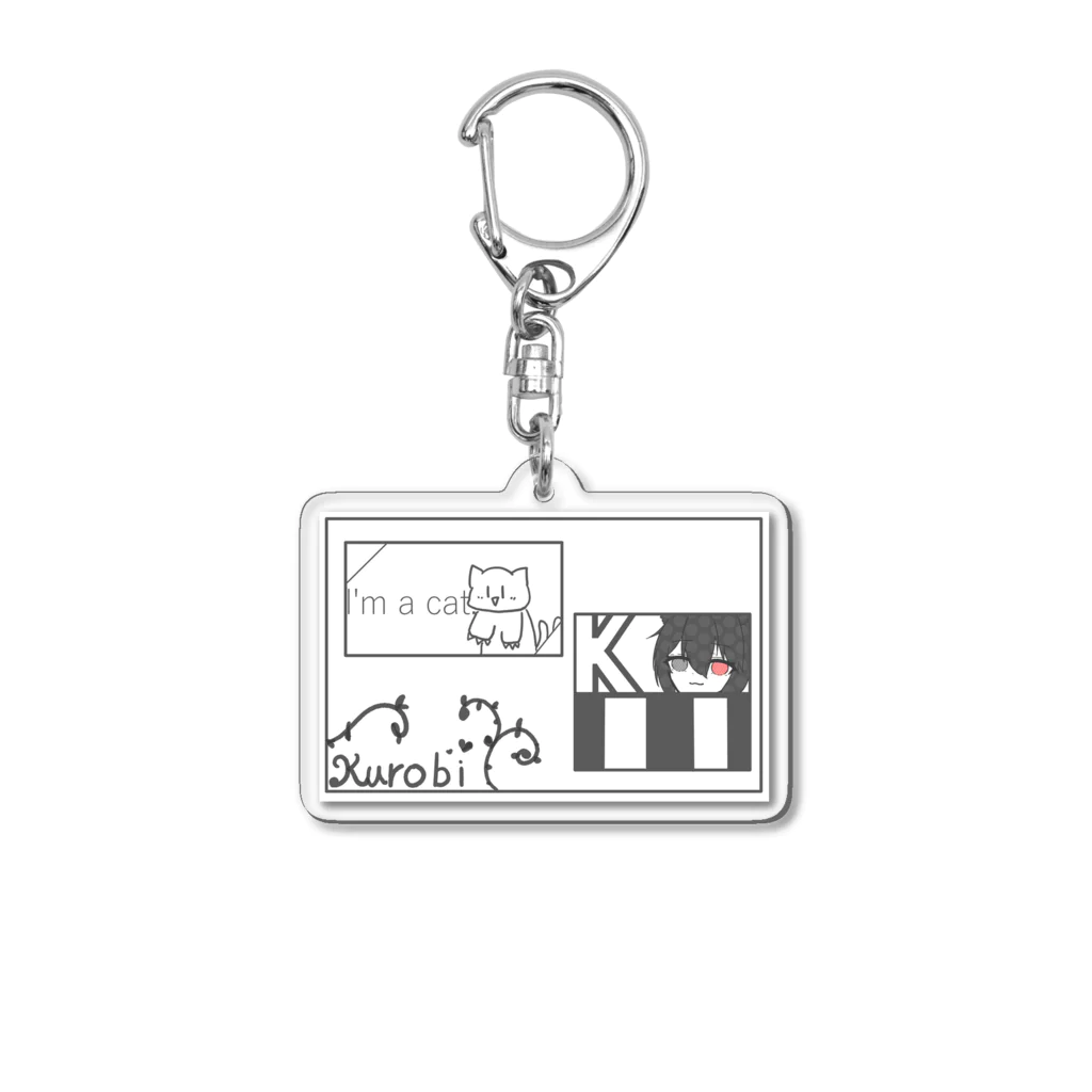 ✞猫姫 黒火✞🐱 の猫姫黒火アイデアグッズ Acrylic Key Chain