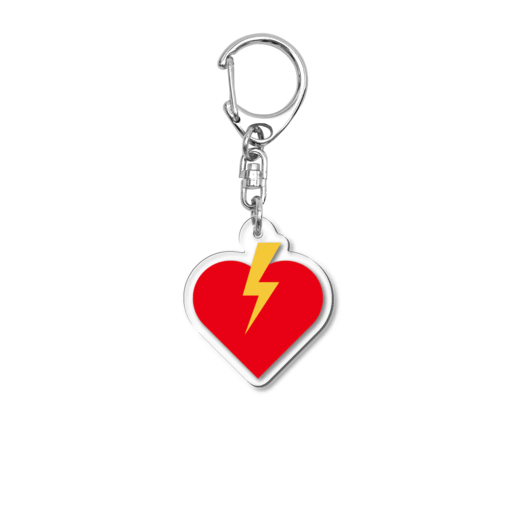 rabbiのハート - heart Acrylic Key Chain