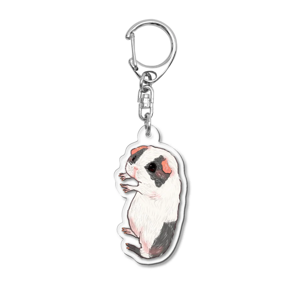 CHIMOCHIのGuinea pig hug Acrylic Key Chain