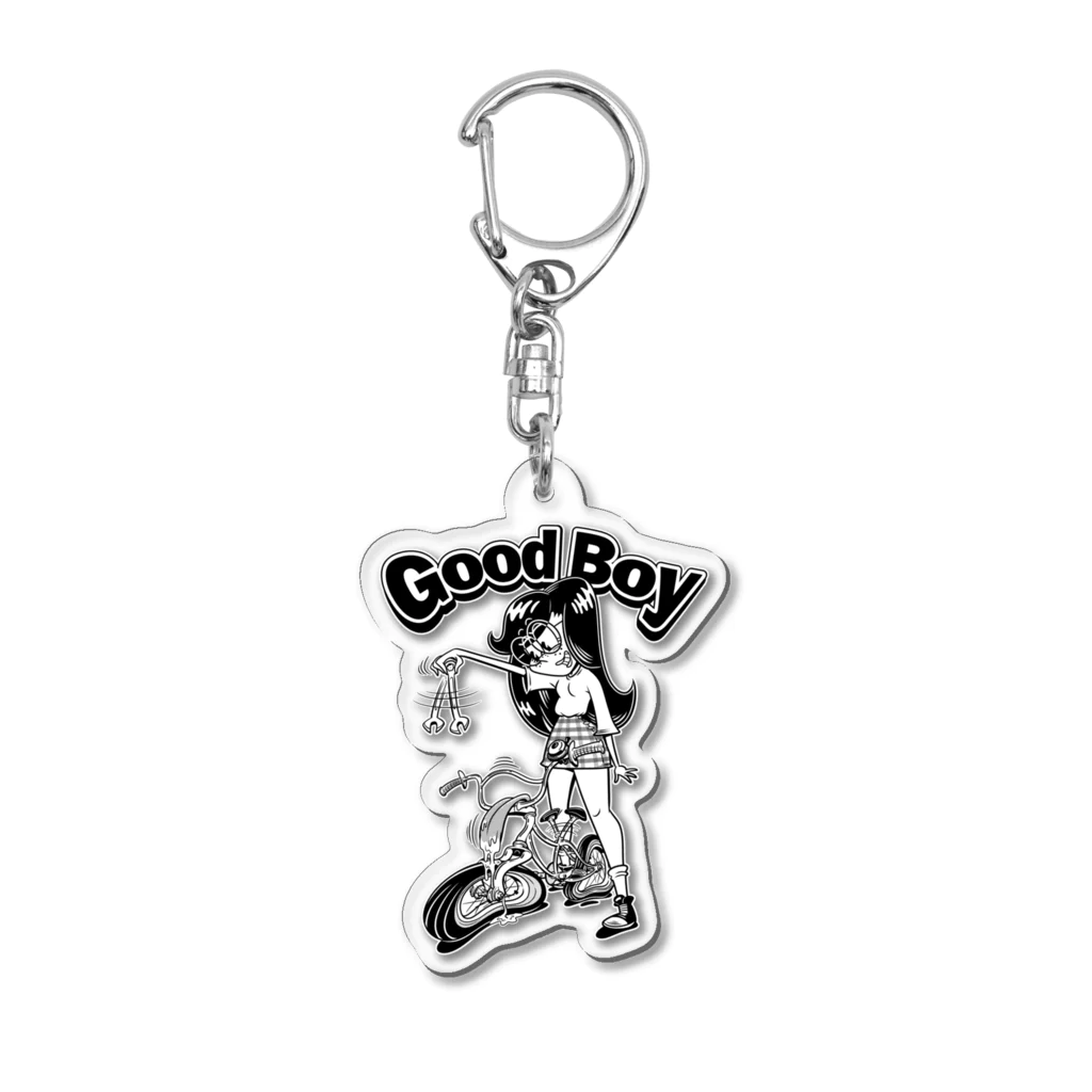 nidan-illustrationの"Good Boy" アクリルキーホルダー