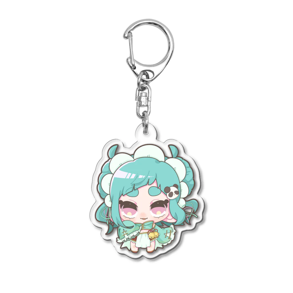 乱夢 りぽの乱夢りぽチャイナメイド Acrylic Key Chain