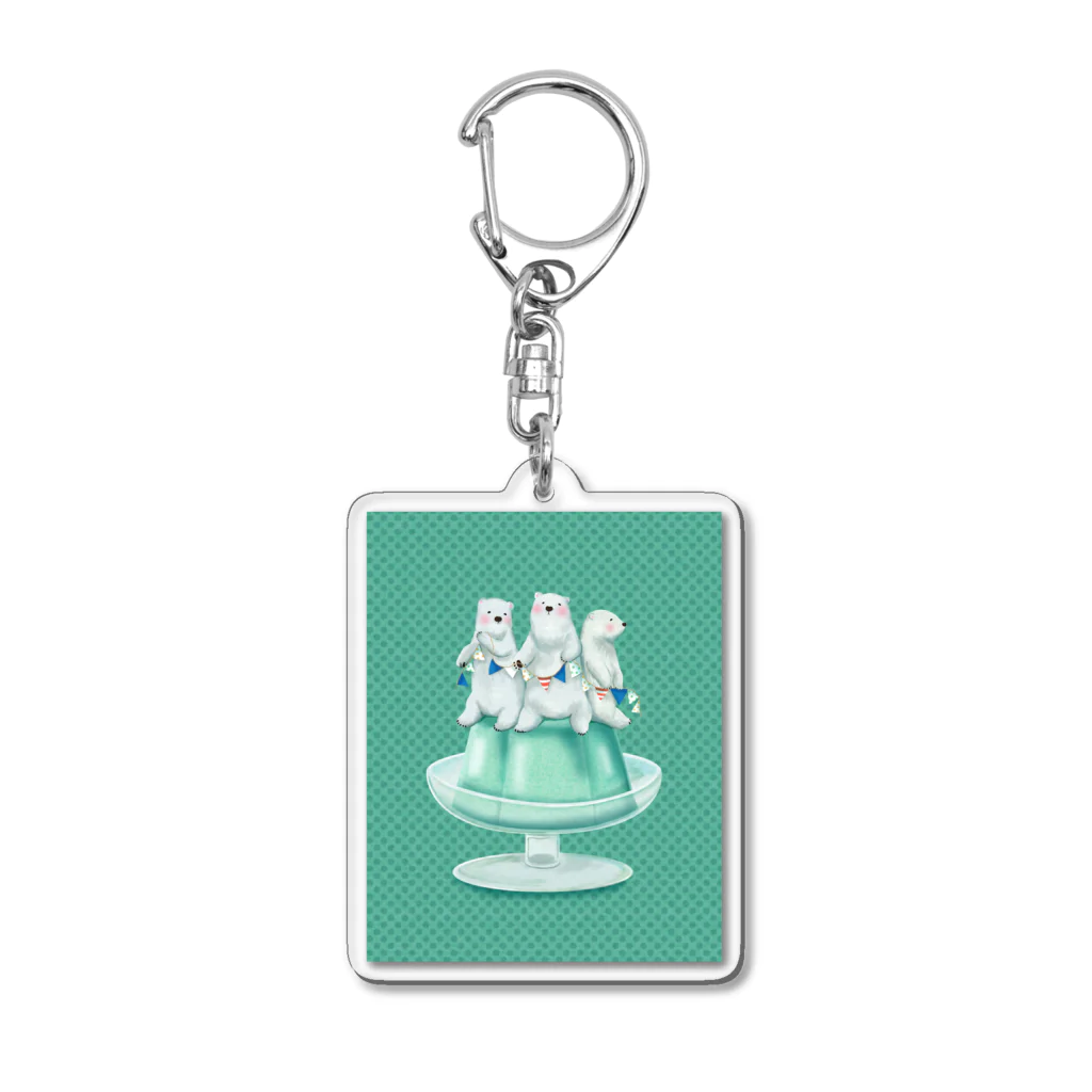 iyokan_kayoのシロクマ Acrylic Key Chain