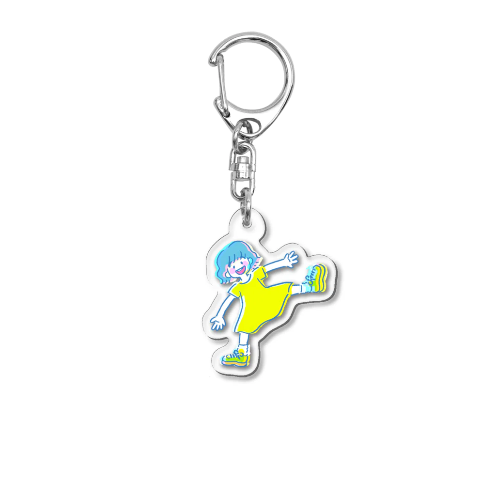 うみ工房・なかにしちさと　のなげっちゃん Acrylic Key Chain