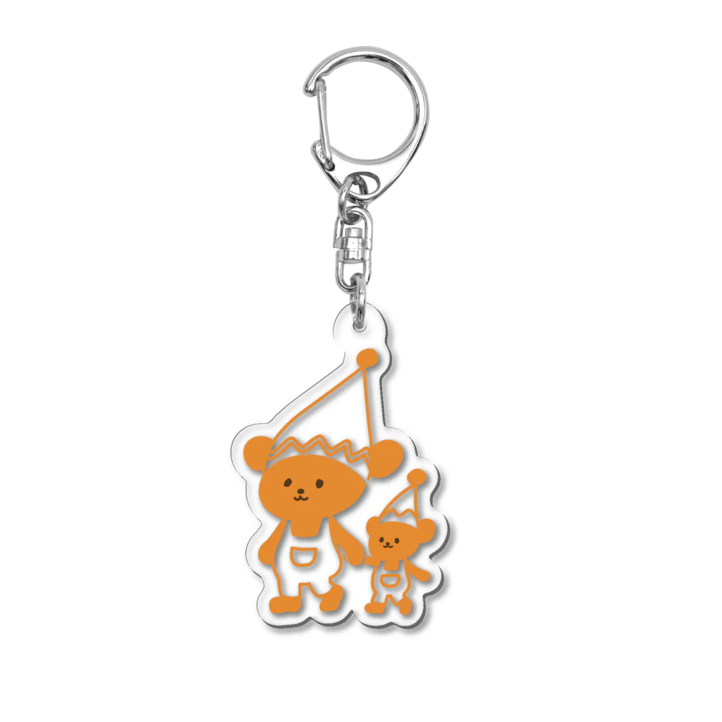 yuccoloのくまさんぽ Acrylic Key Chain