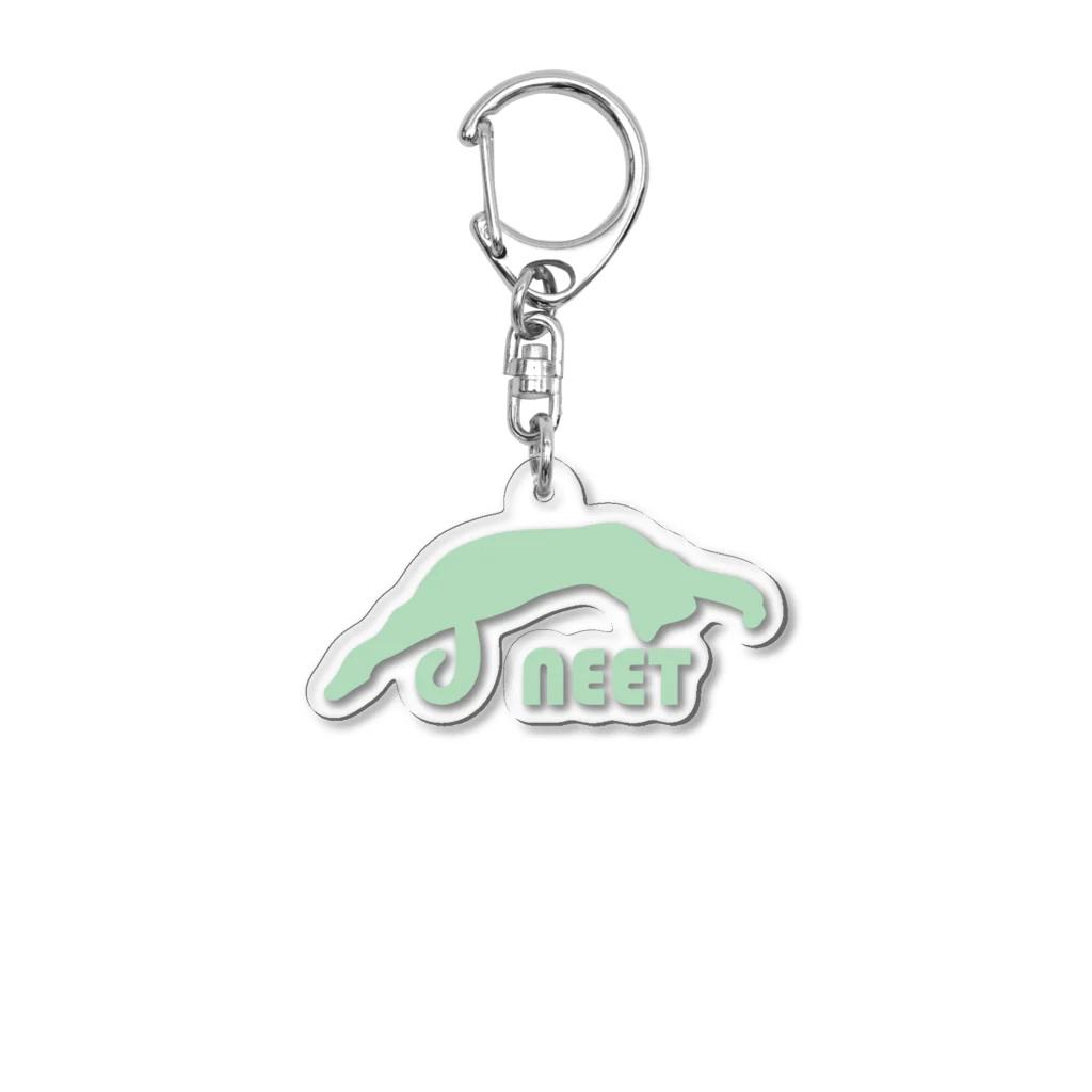 涼葉しょこら💚🍨ちょこみんと好きのNEETにゃん Acrylic Key Chain