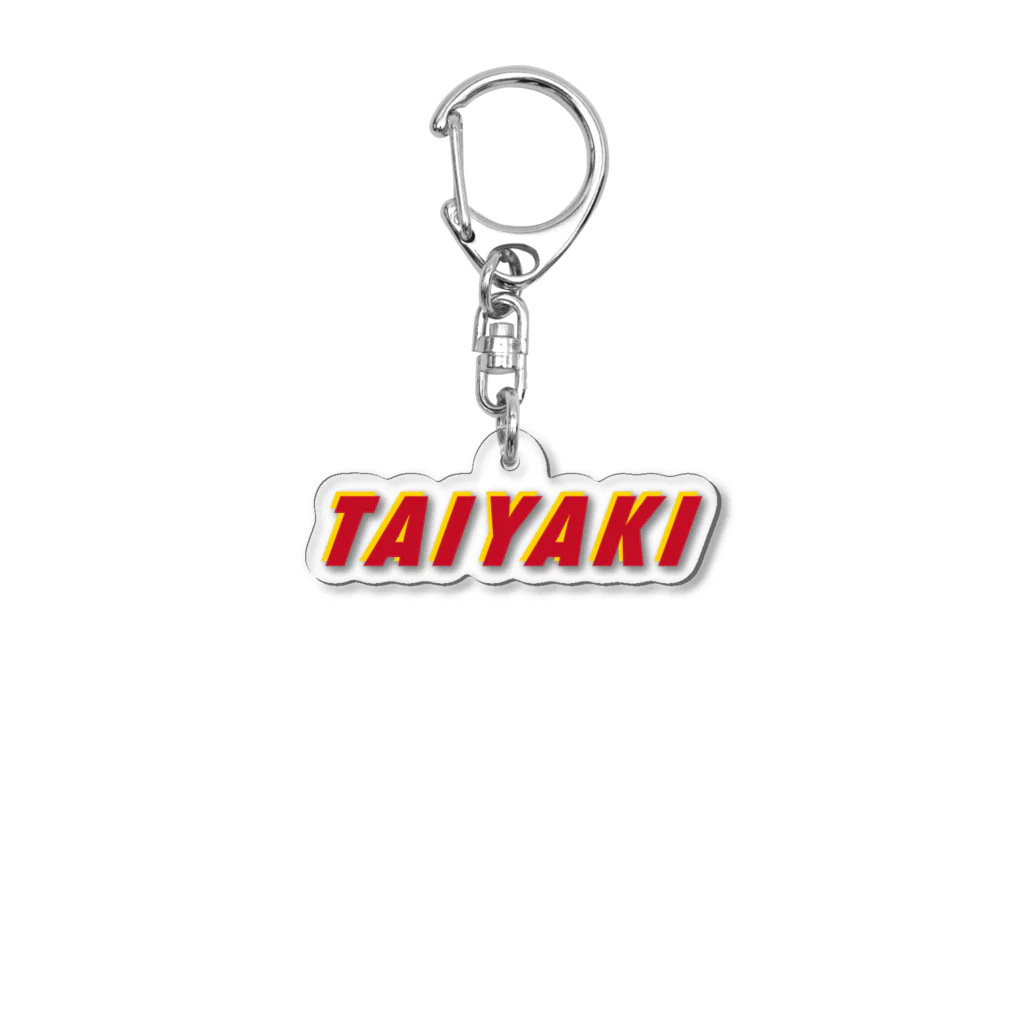 うさぎちゃんアイランドのTAIYAKI ロゴ Acrylic Key Chain