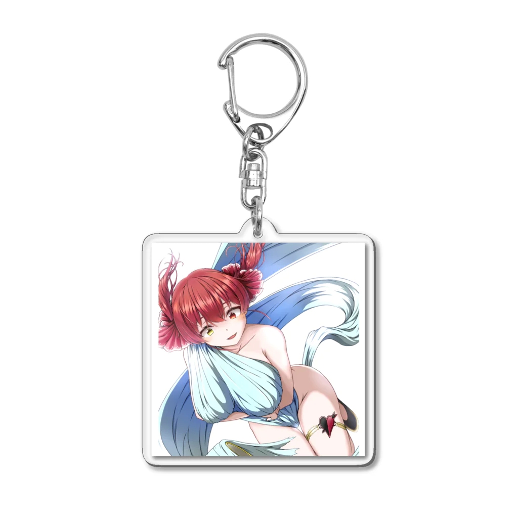 クリームソーダの布一枚マリン船長 Acrylic Key Chain