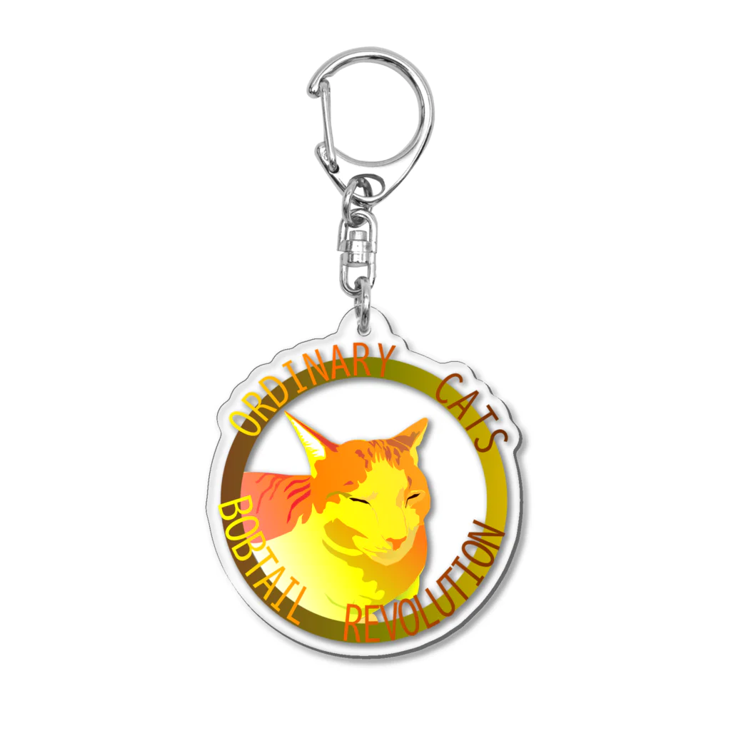 『NG （Niche・Gate）』ニッチゲート-- IN SUZURIのOrdinary Cats05h.t. (秋) Acrylic Key Chain