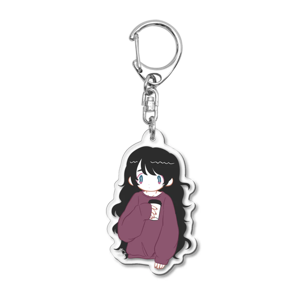 微々子(Viviko)のゆったりブレイク Acrylic Key Chain