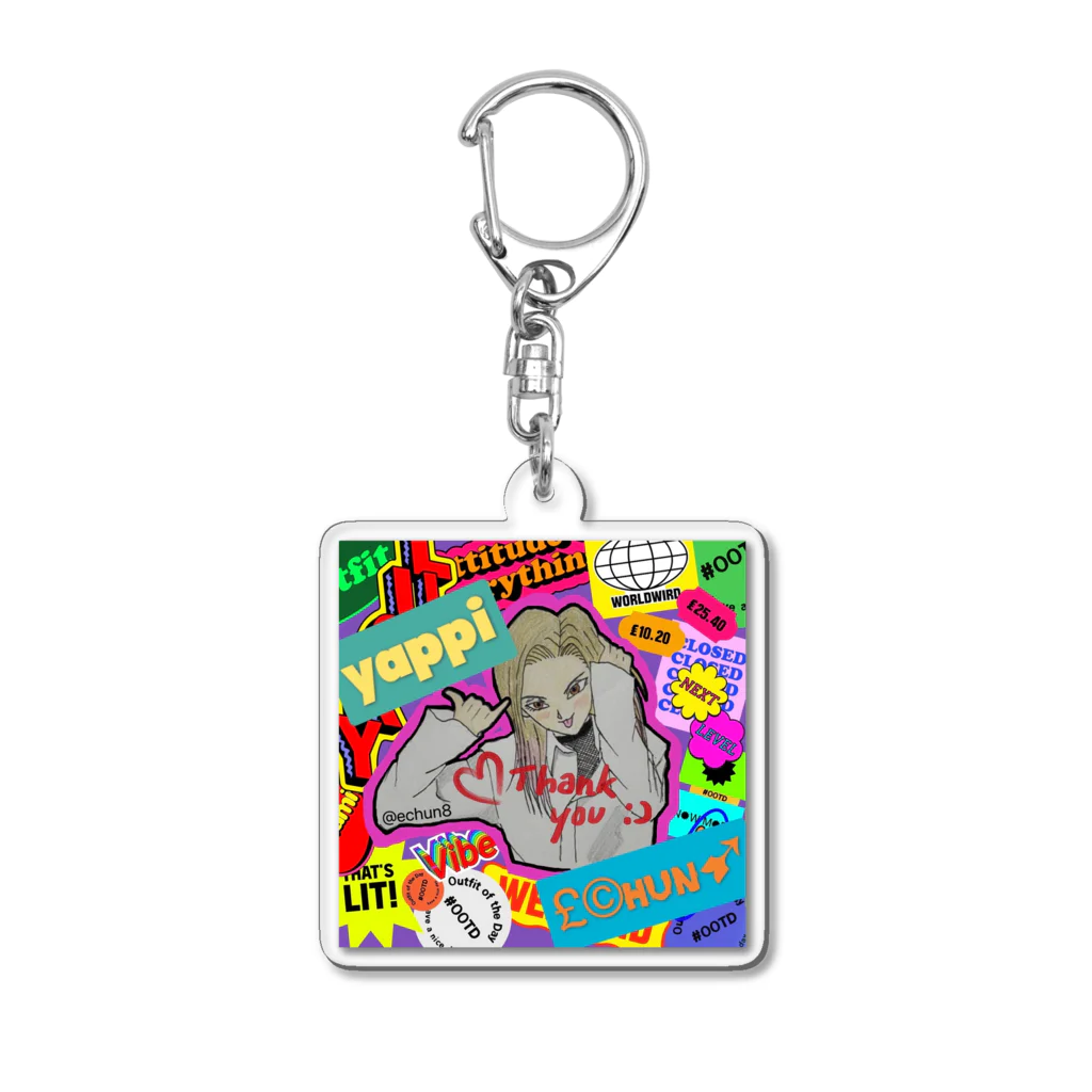 えちゅんグッズのオリジナルえちゅん Acrylic Key Chain