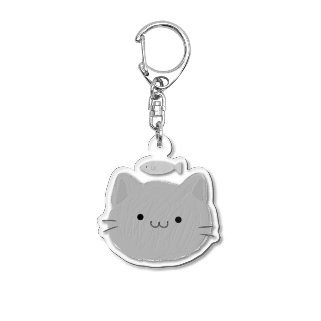 せきれいのねこ（はい） Acrylic Key Chain