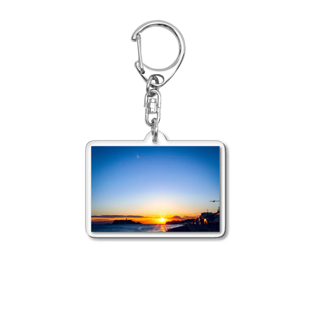 サニーデイ.1dayのSunset湘南（七里ヶ浜） Acrylic Key Chain