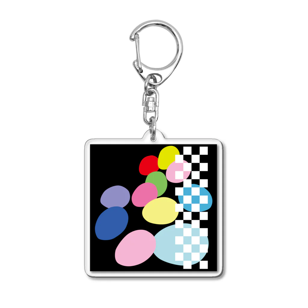 Blupiggの光の行進 Acrylic Key Chain