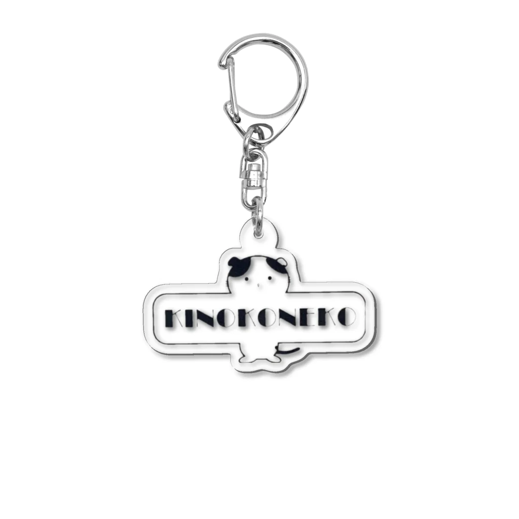 KinokoNeko@保護猫支援の【保護猫支援】ロゴアクリルキーホルダー 透明ver. Acrylic Key Chain