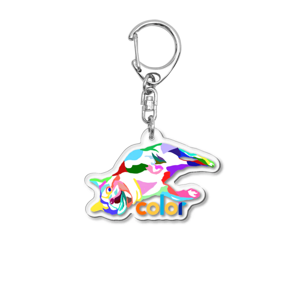 かぎ屋のくーちゃんロゴ入りver Acrylic Key Chain