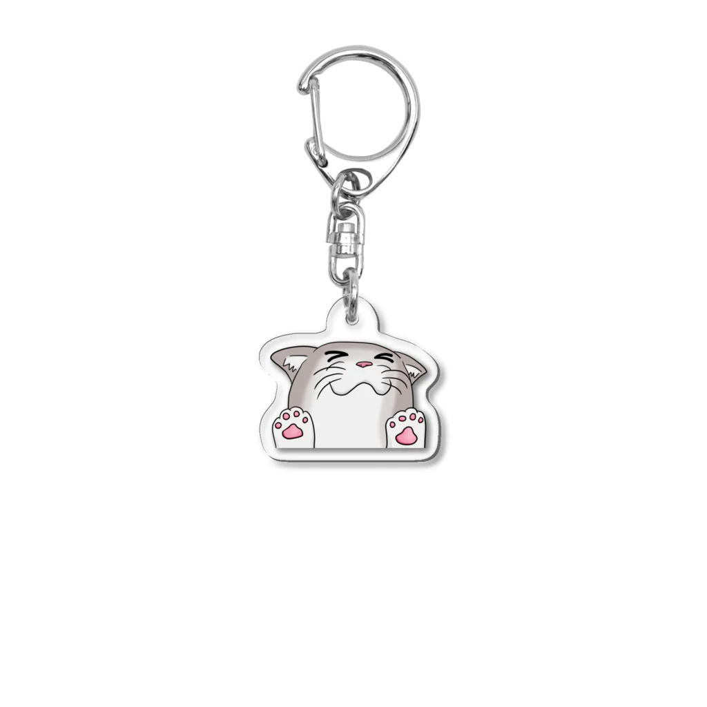 ともっちゃ工房の媚びるトモキャット Acrylic Key Chain