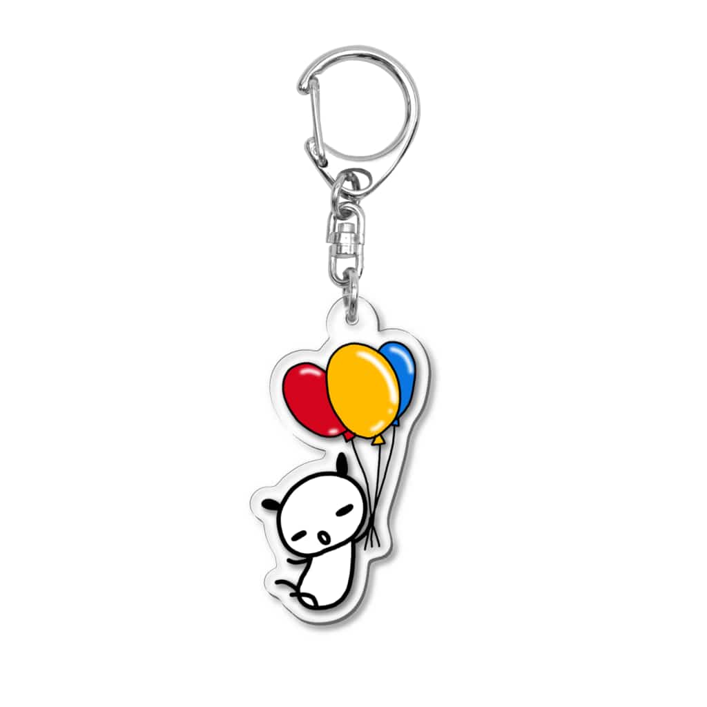 のほほん屋のパン吉とふうせん Acrylic Key Chain