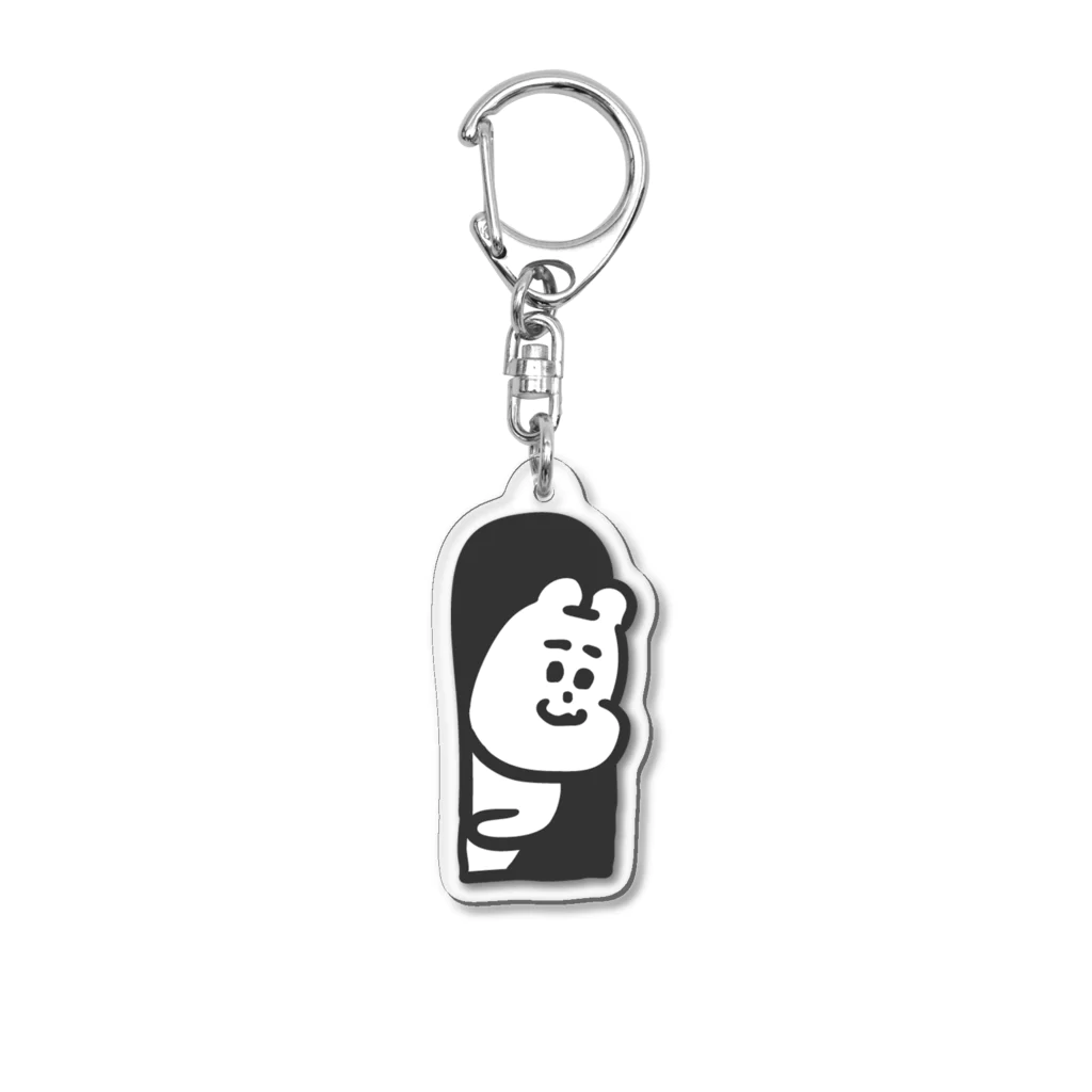 oyspe and ahoy!のちらっとくま吉 Acrylic Key Chain