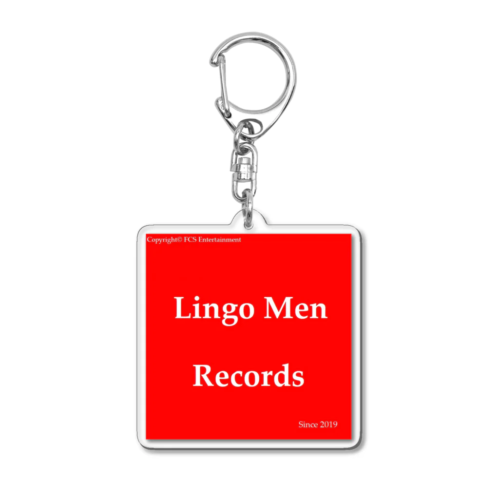 FCS EntertainmentのLingo Men Records etc Acrylic Key Chain