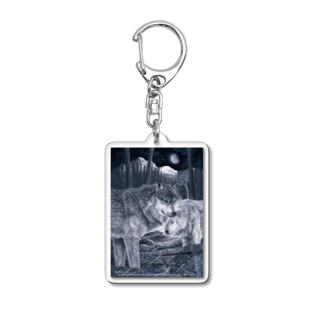 アラスカ野生動物画家きむらけいのE​Y​E​S​ ​-​視​線​- Acrylic Key Chain