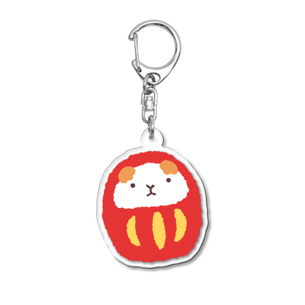 机上の空想ペットショップのだるまもる Acrylic Key Chain