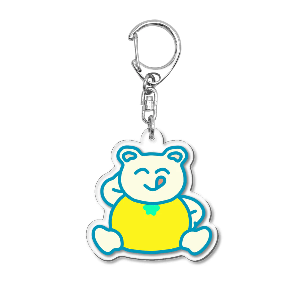 はっさくまの日用品のはっさくまのてへぺろ Acrylic Key Chain