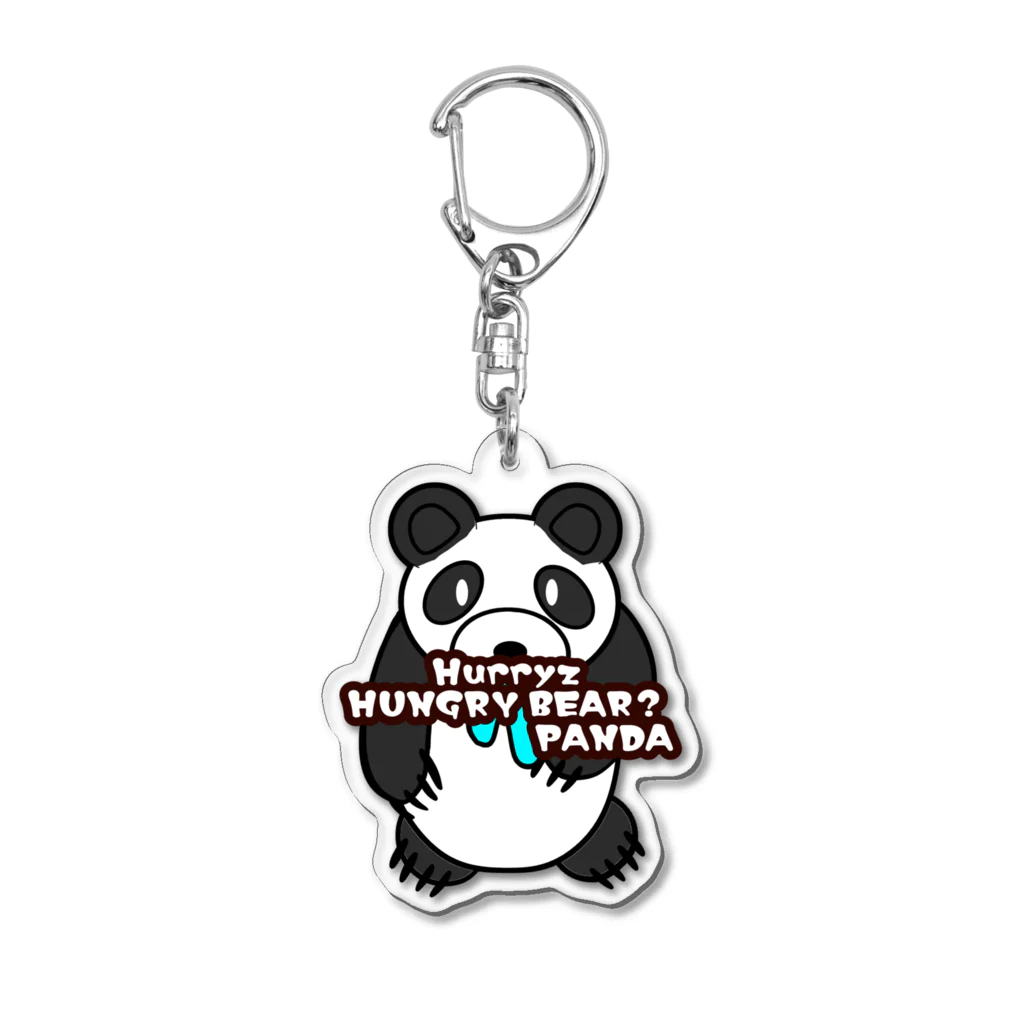 Hurryz HUNGRY BEARのHurryz HUNGRY PANDA? Acrylic Key Chain