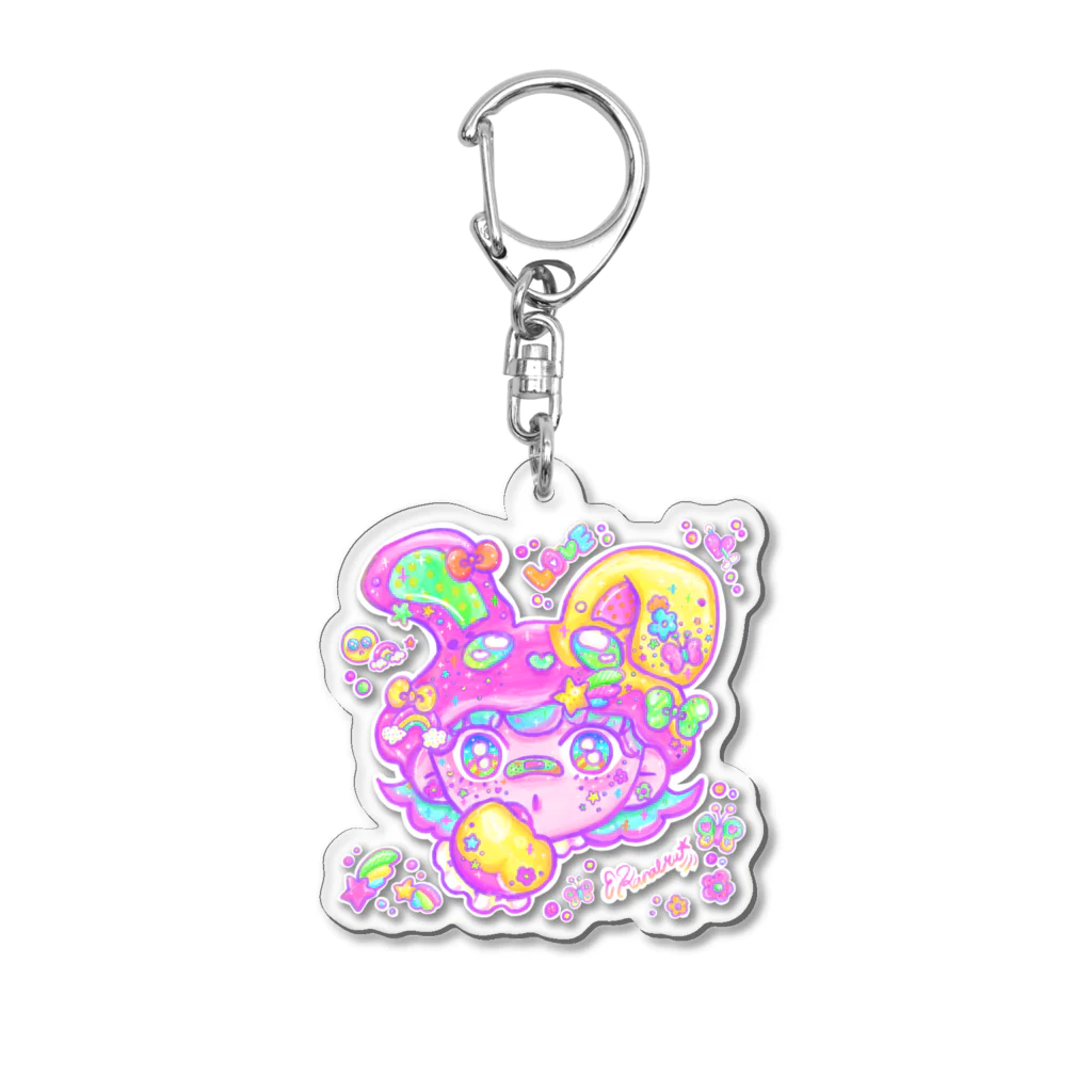 ♡かなえるちゃんハウス♡ の💓ゆめかわちゃん💓 Acrylic Key Chain