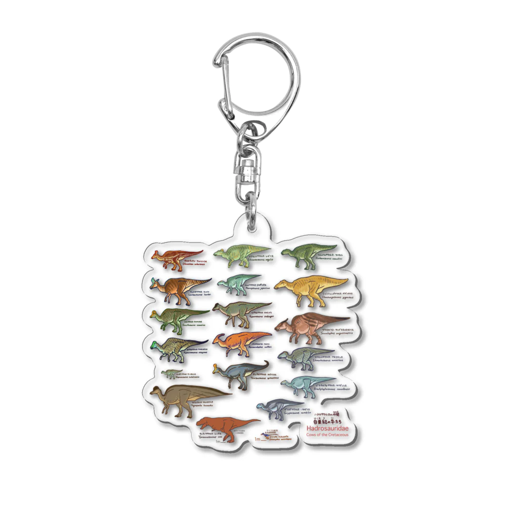 segasworksの白亜紀の牛たち Acrylic Key Chain