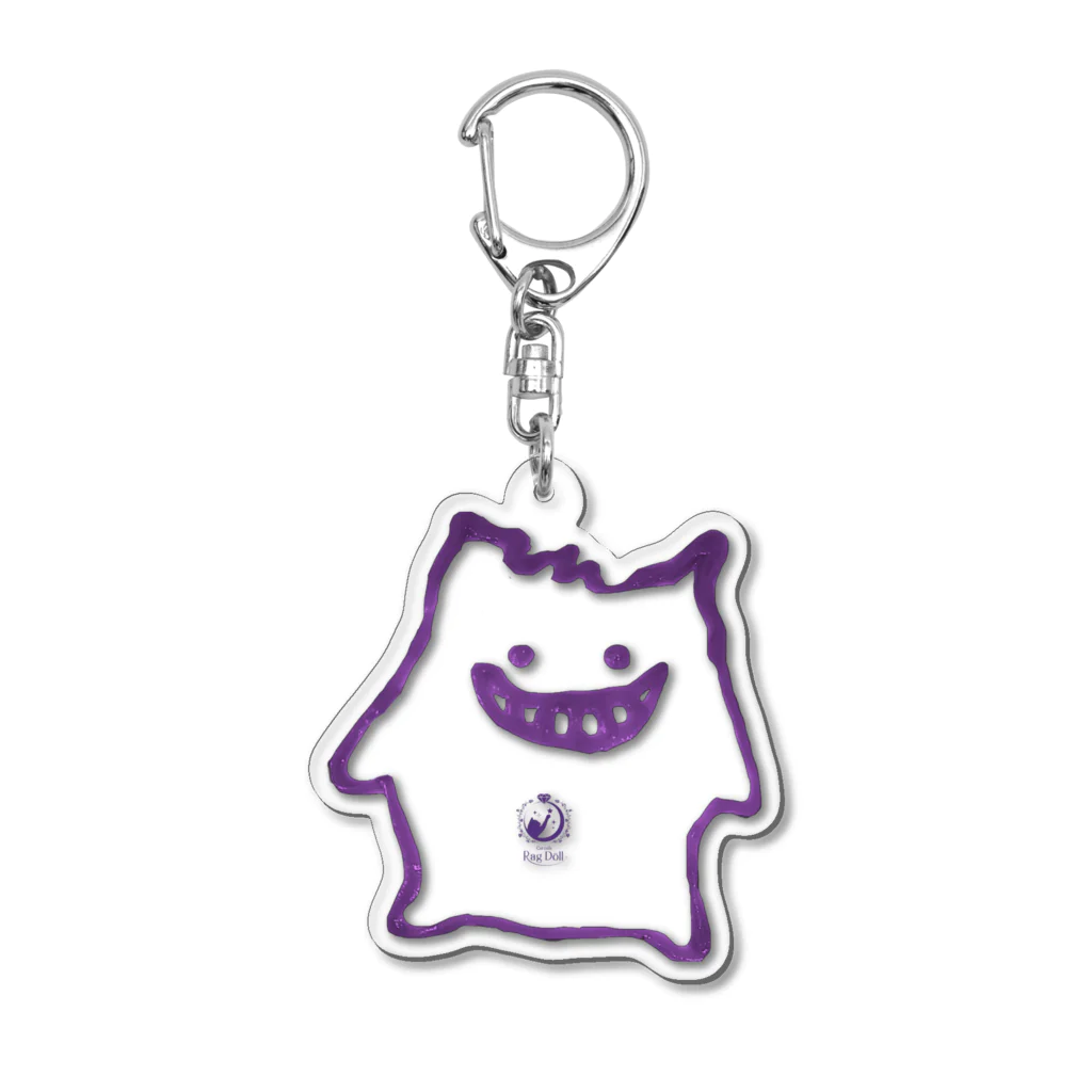 猫カフェラグドール（大阪難波）のラグドールのげんげろげちゃん Acrylic Key Chain