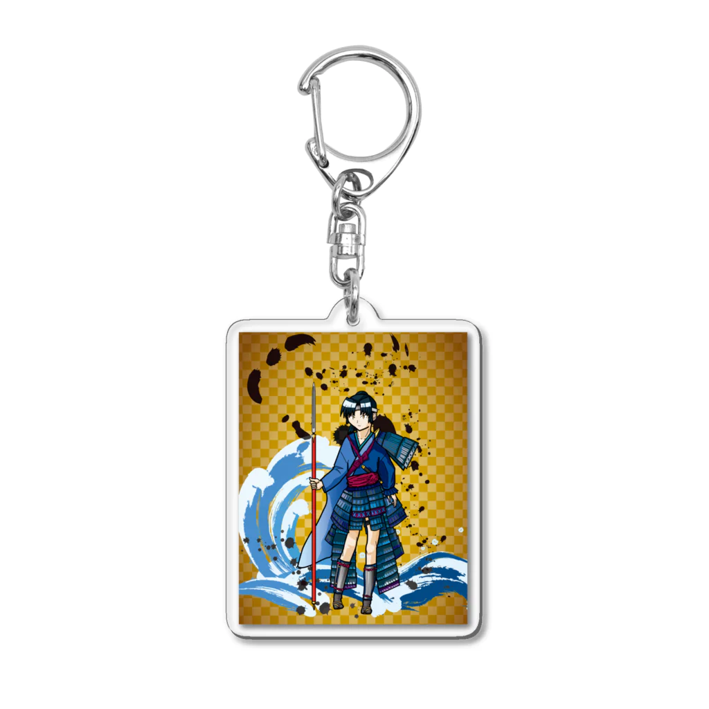 Drecome_Designの女武者 Acrylic Key Chain