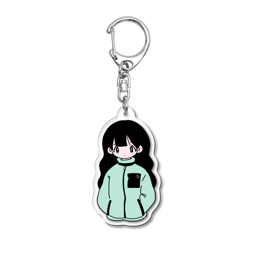 微々子(Viviko)のフリース女子 Acrylic Key Chain