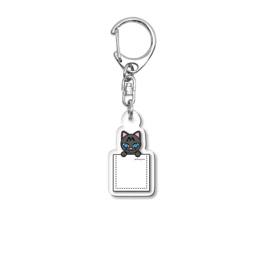 猫部のねこ　pokenyan サバにゃん Acrylic Key Chain