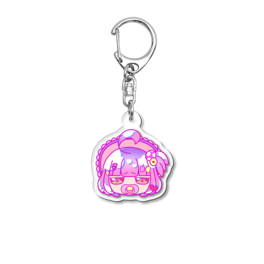 育皆 ばぶ🍼💕赤さんぶいちゅばのばぶばぶばぶち Acrylic Key Chain