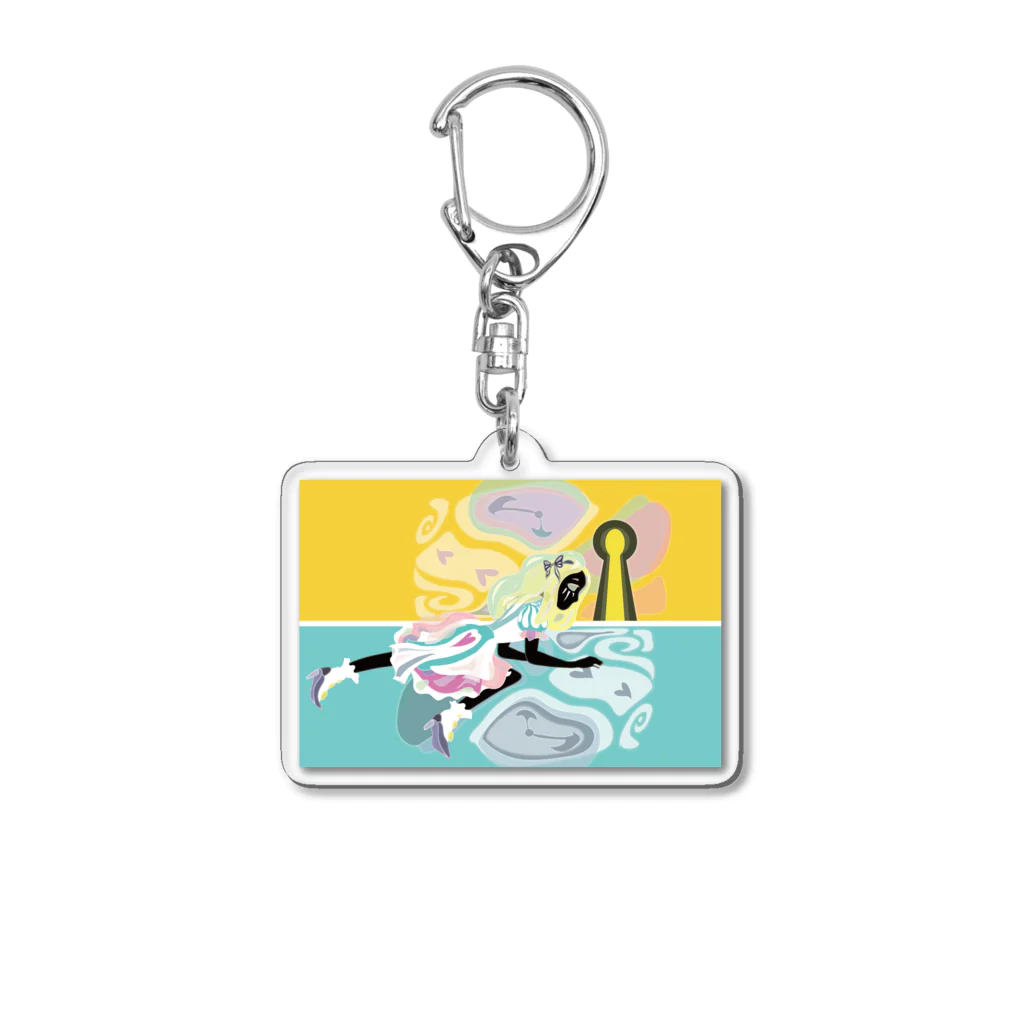 ~　羽 沙 妓 堂　~のAlice in Wonderland Acrylic Key Chain