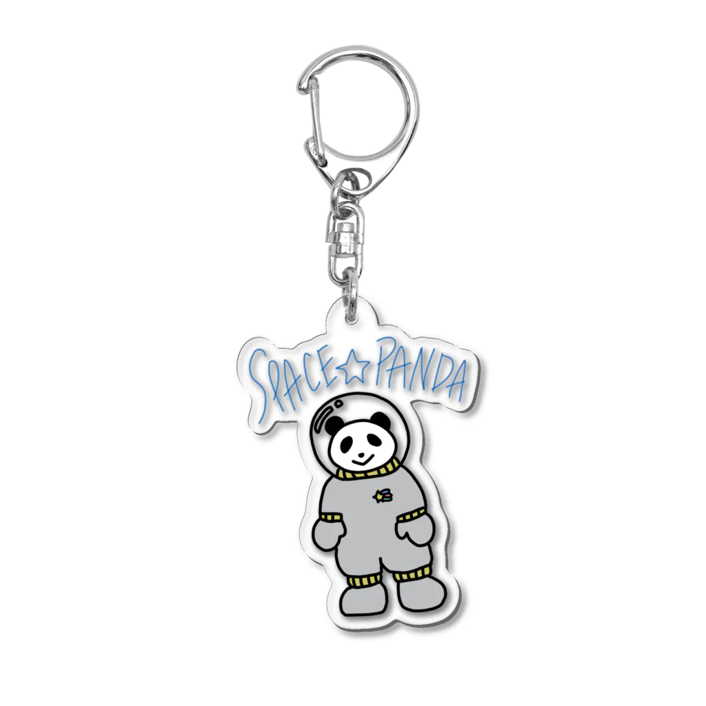 ★Panda Cafe★のスペースパンダ★宇宙パンダ SPACE PANDA CAFE Acrylic Key Chain