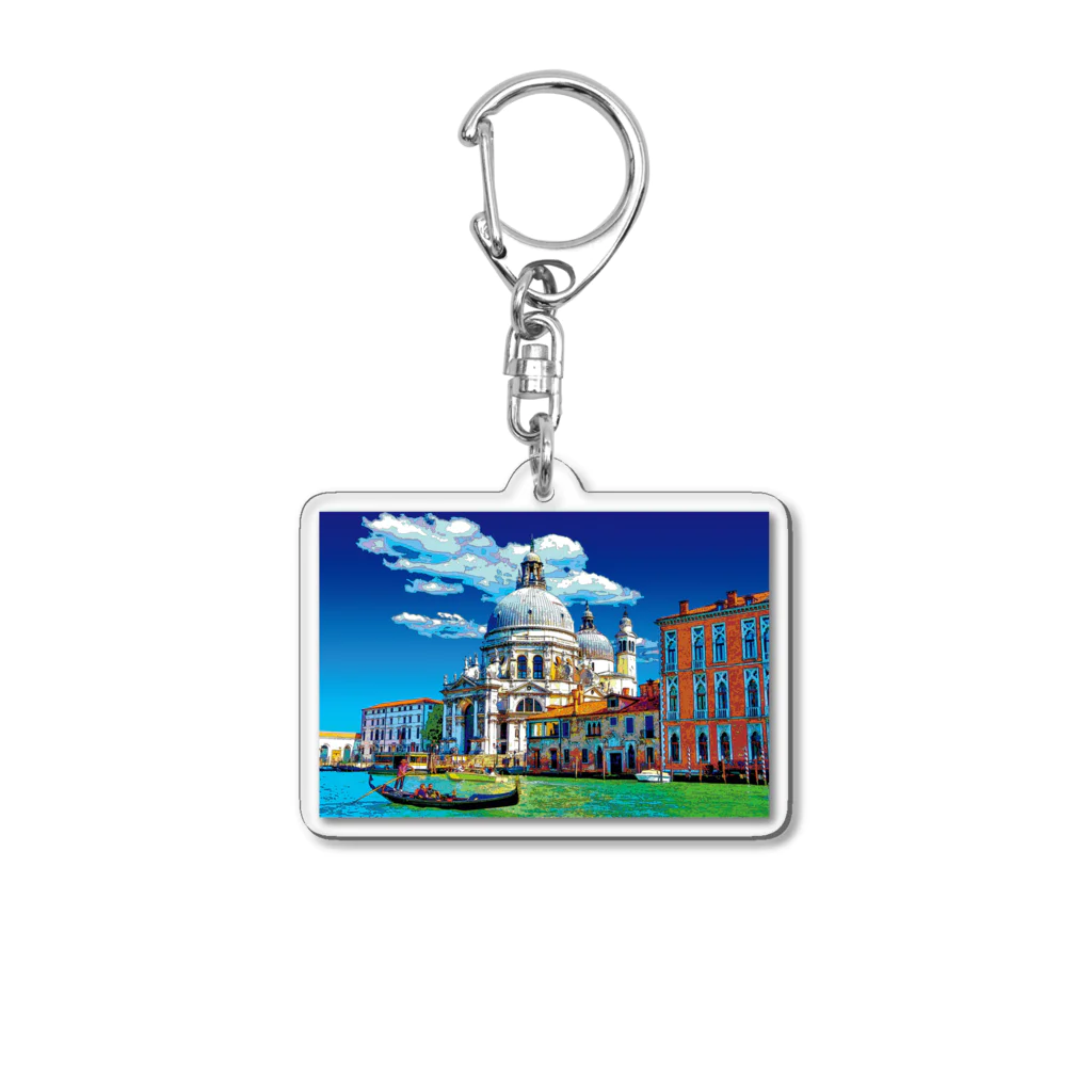 GALLERY misutawoのイタリア サンタ・マリア・デッラ・サルーテ聖堂 Acrylic Key Chain