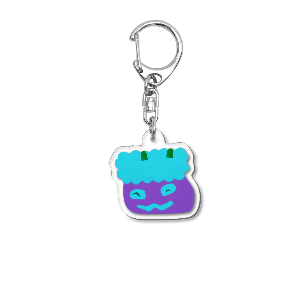 ちびもりのオニタロウ(PURPLE) Acrylic Key Chain