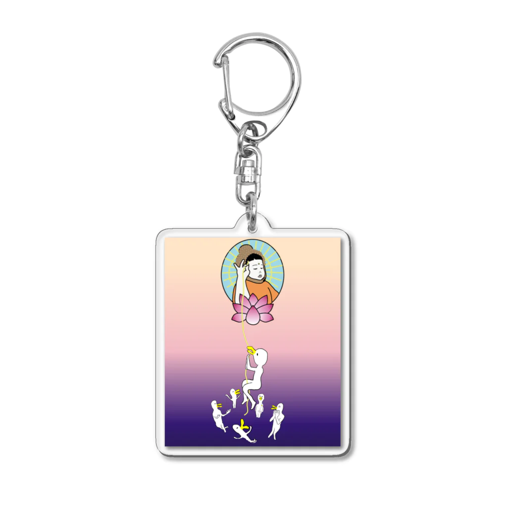 くちばし商会のトップクライマー とり Acrylic Key Chain